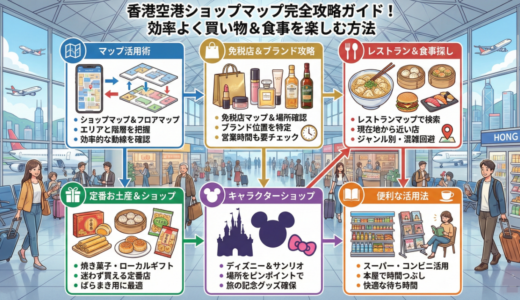香港空港ショップマップ完全攻略ガイド｜買い物と食事を迷わず楽しむ方法