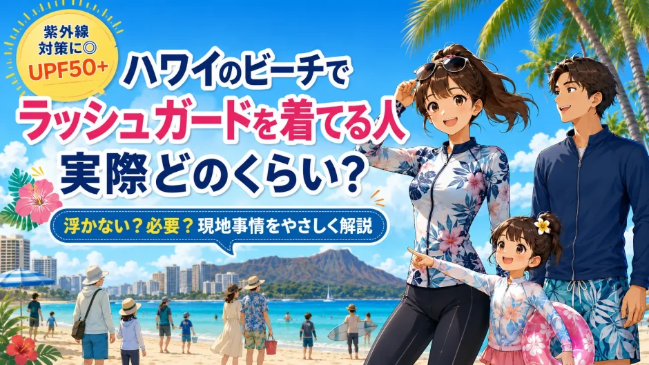 ハワイのラッシュガードを着てる人に学ぶ！選び方・必要性・おすすめ完全ガイド