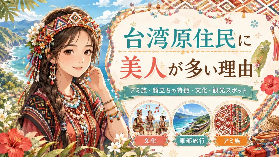 台湾原住民が美人揃いの理由とは？アミ族の文化と観光スポットを徹底解説
