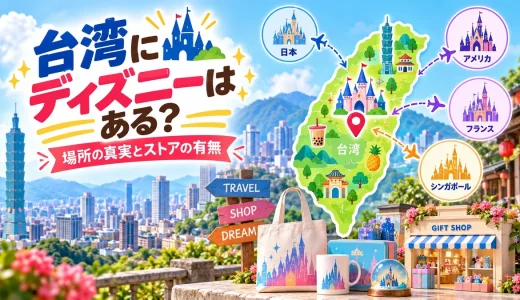 台湾ディズニー場所の真実｜公式パークやストアの有無を徹底解説