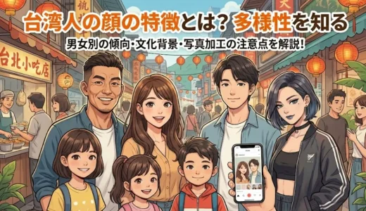 台湾人の顔の特徴とは？男女別の傾向と多様性を徹底解説