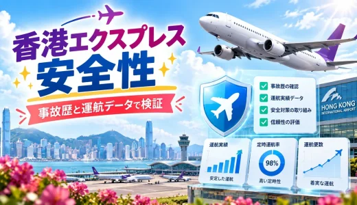 香港エクスプレスの安全性は高い？事故歴や運航データから見る真実