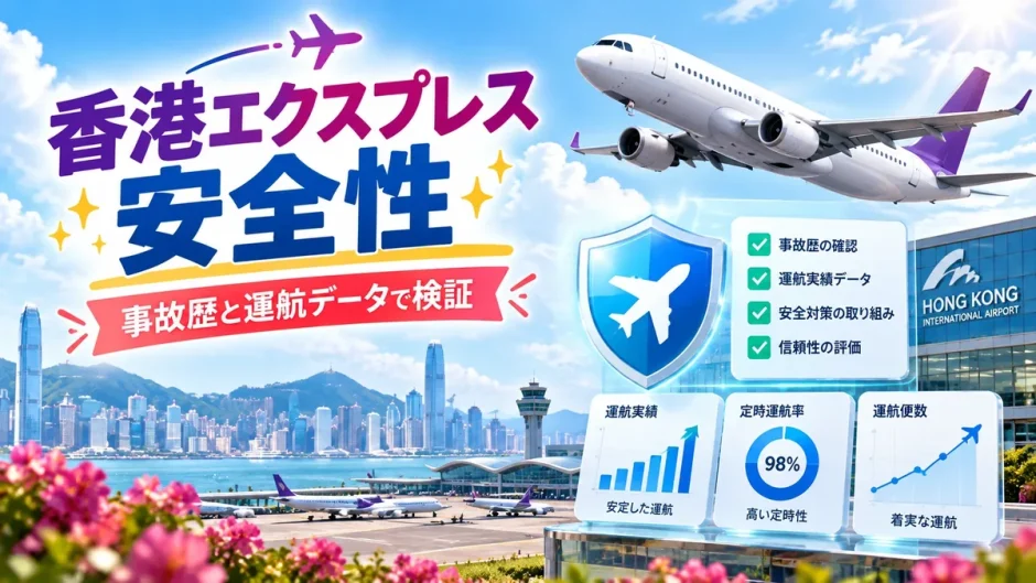 香港エクスプレスの安全性を事故歴と運航データから検証したガイド画像
