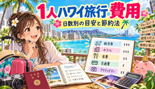 初めてでも安心の1人ハワイ旅行費用完全ガイド｜日数別の目安と節約法