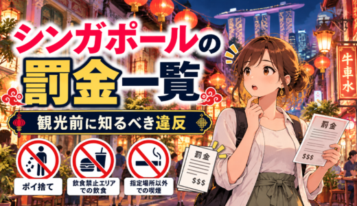 シンガポールの罰金一覧を完全解説！観光前に必ず知る違反と対策