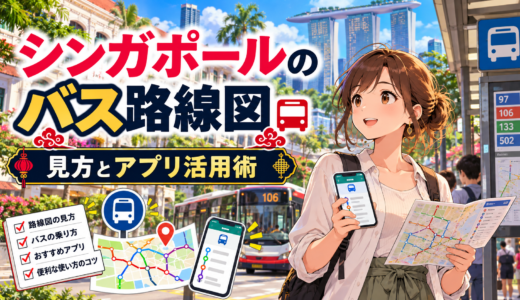 シンガポールのバス路線図の見方とアプリ活用術を徹底的にまとめた記事