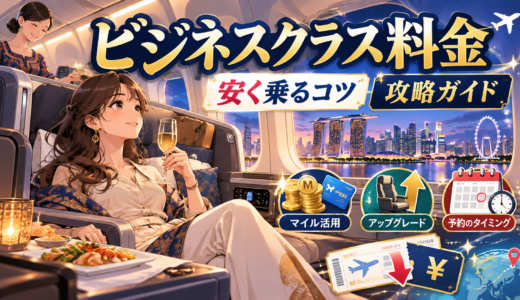 シンガポール航空ビジネスクラスの料金を徹底解説！安く乗る具体的な攻略法
