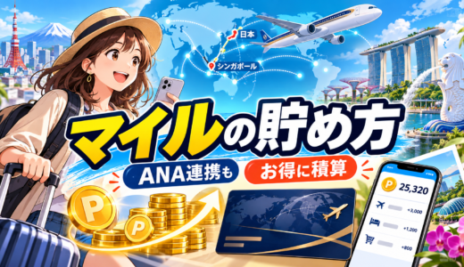 シンガポール航空マイルの貯め方｜ANA連携でお得に積算するコツ