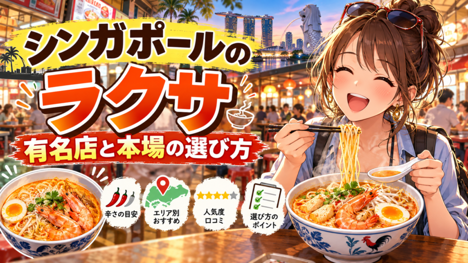シンガポールのラクサ｜有名店と本場の選び方