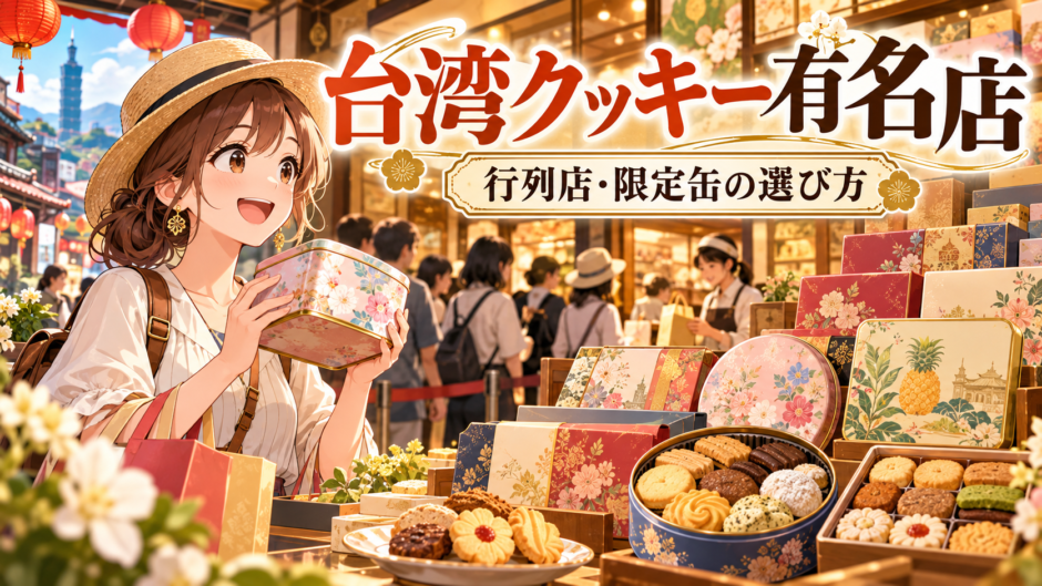 台湾の有名なクッキー｜行列店と限定缶の選び方
