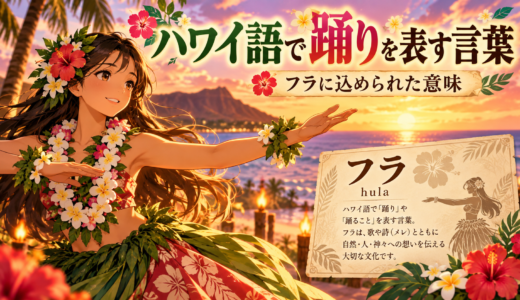 ハワイ語で踊りを表すフラから感じるハワイ文化と伝統儀式の真髄