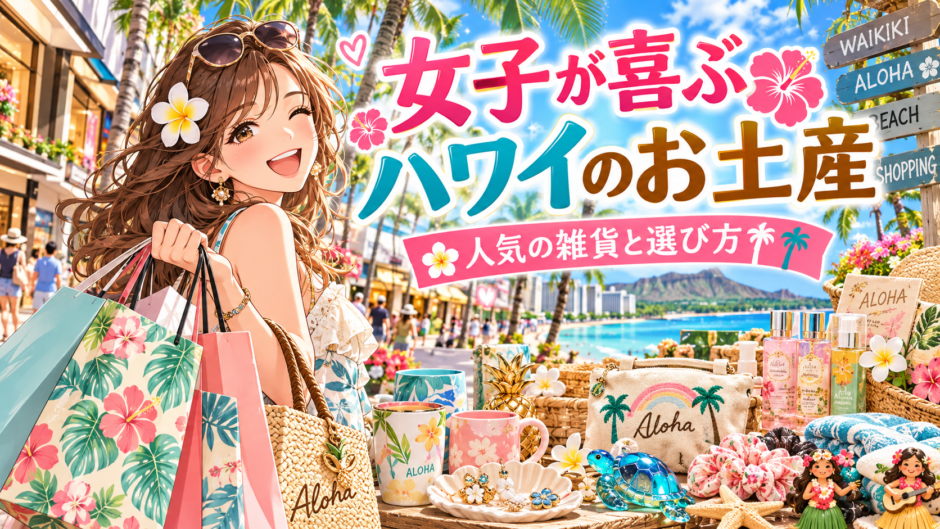 女子が喜ぶハワイのお土産と雑貨