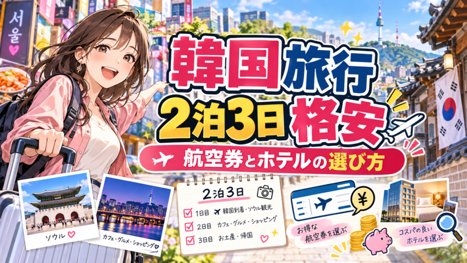 韓国旅行2泊3日の格安プラン