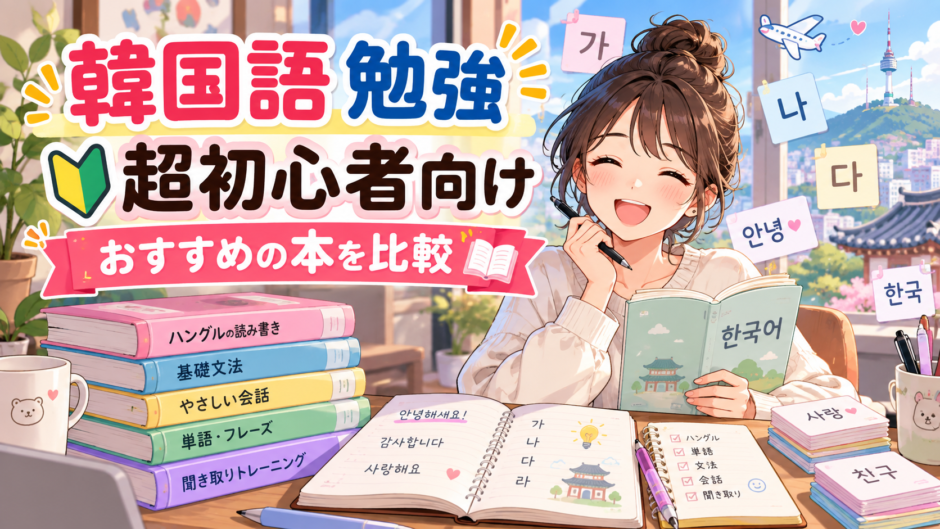 超初心者向け韓国語の勉強