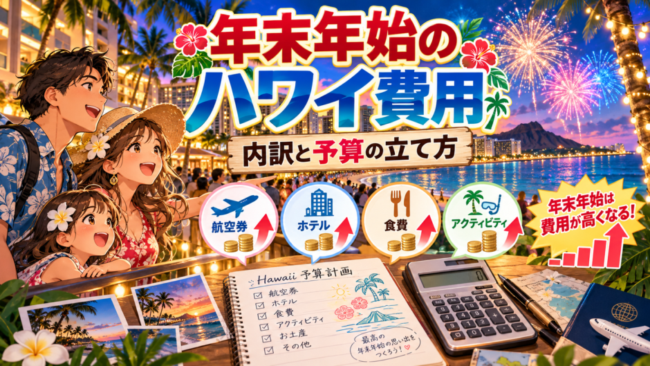 年末年始のハワイ旅行費用