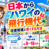 日本からハワイまでの飛行機代と節約方法