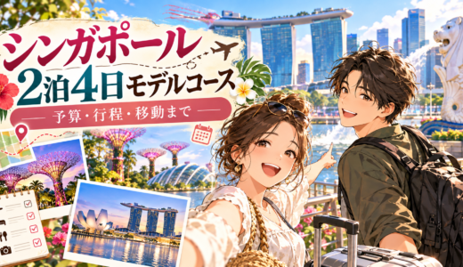シンガポールの2泊4日モデルコース！予算・行程・移動まで完全網羅