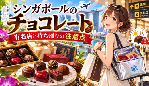シンガポールでチョコレートが有名なお店と持ち帰り時の注意点
