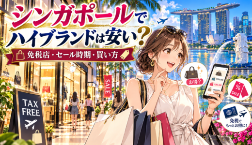 シンガポールでハイブランドが安いのは本当？免税店・アウトレット・セール時期完全ガイド