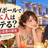 シンガポールでの日本人の恋愛や現地評価をイメージした街の風景