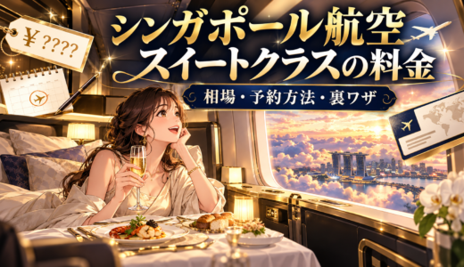 シンガポール航空スイートクラスの料金の相場と予約の裏ワザ