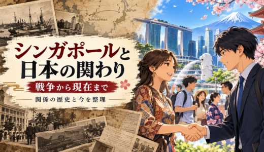 シンガポールと日本との関わりが分かる戦争から現在までの全体像