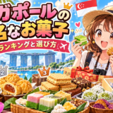 シンガポールの有名なお菓子を比較するイメージ
