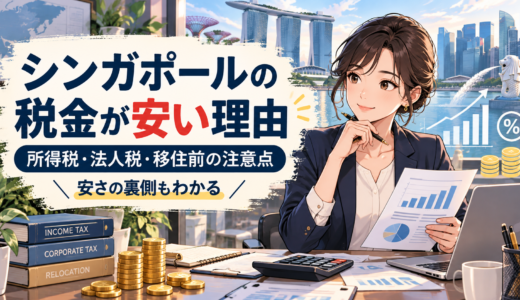 シンガポールの税金が安い理由を徹底解説｜所得税・法人税・移住までに知るべき税制を網羅