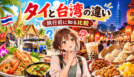 タイと台湾の違い完全ガイド｜旅行前に知るべき基本情報