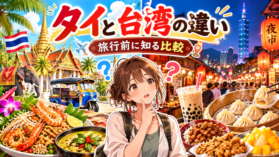 タイと台湾の違い
