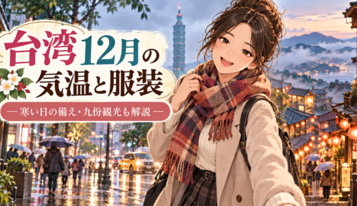 台湾の12月の気温・天気と服装｜寒い日の備えと九份・観光も解説