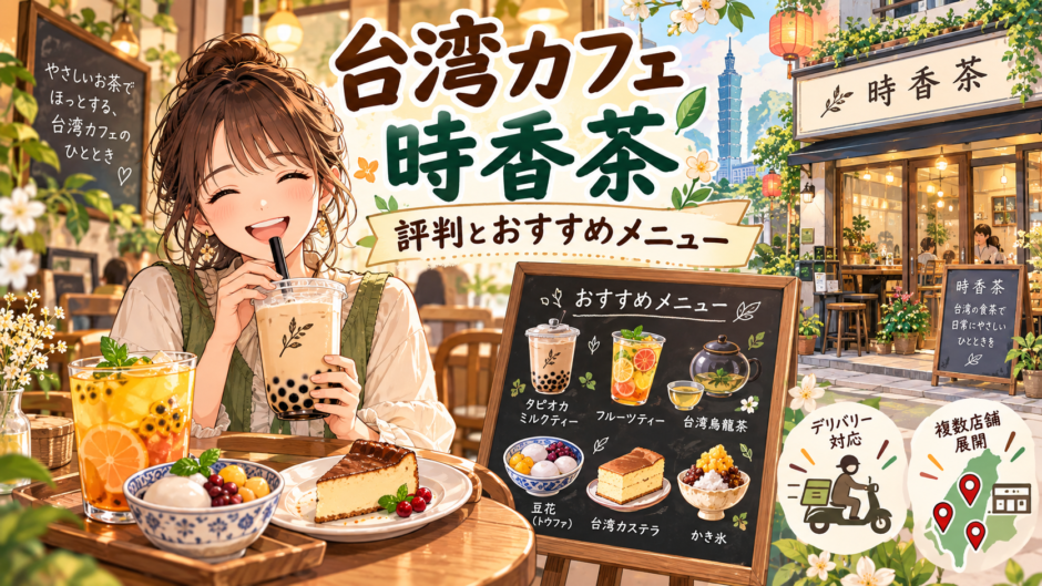 台湾カフェ時香茶の評判とおすすめメニュー