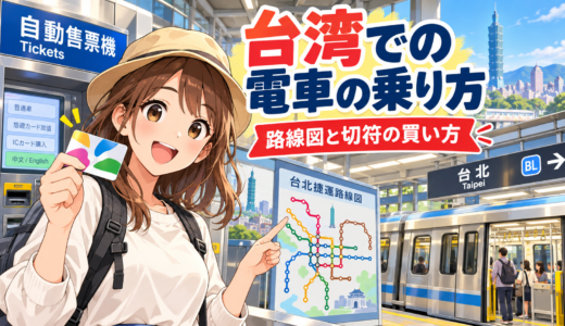 台湾での電車の乗り方の完全ガイド｜路線図PDFや切符購入方法も解説