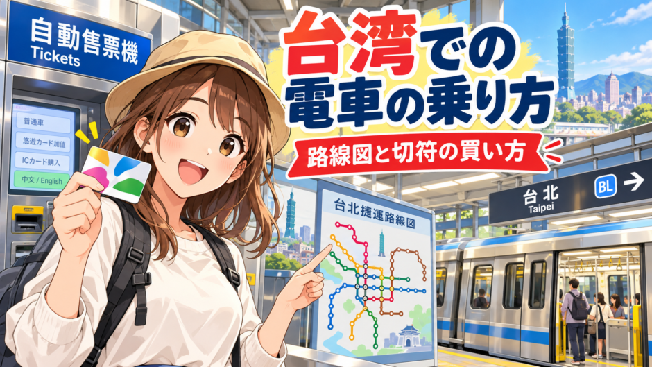台湾での電車の乗り方