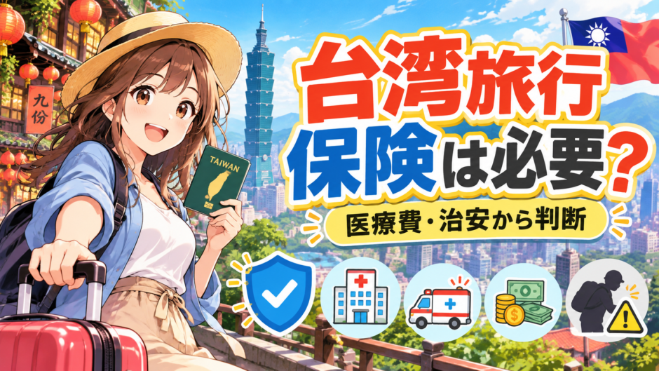 台湾旅行に保険は必要か