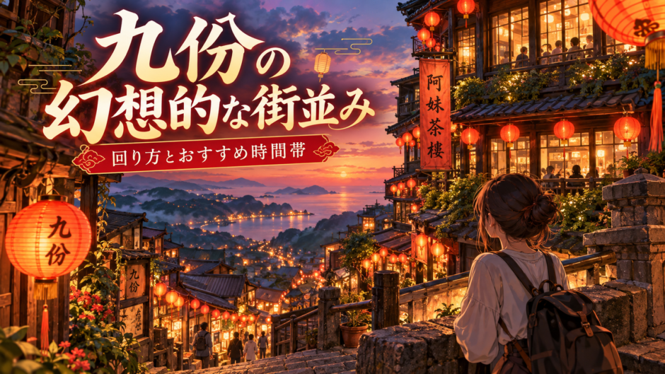 台湾・九份の幻想的な街並み
