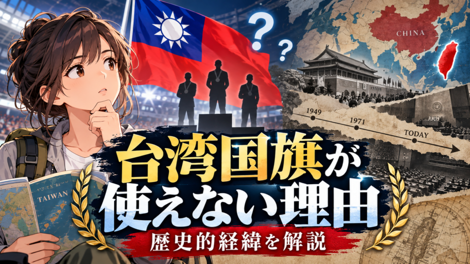 台湾国旗が使えない理由