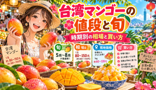 台湾マンゴーの値段と旬時期別相場とお得な購入方法まとめ