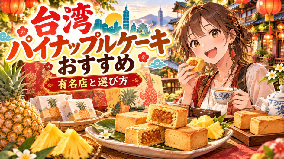 台湾パイナップルケーキのおすすめ