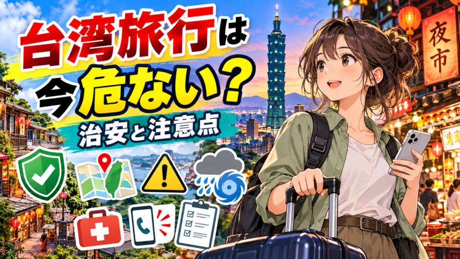 台湾旅行は今危ないのかと安全対策