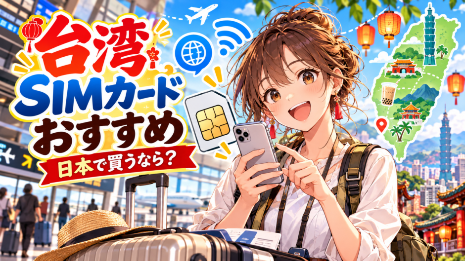 台湾旅行におすすめのSIMカード