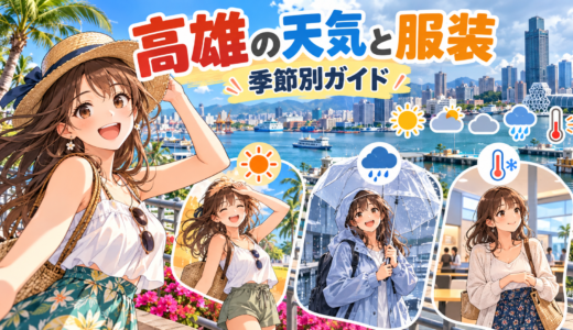 台湾・高雄の天気と服装の年間完全ガイドと季節別旅行準備