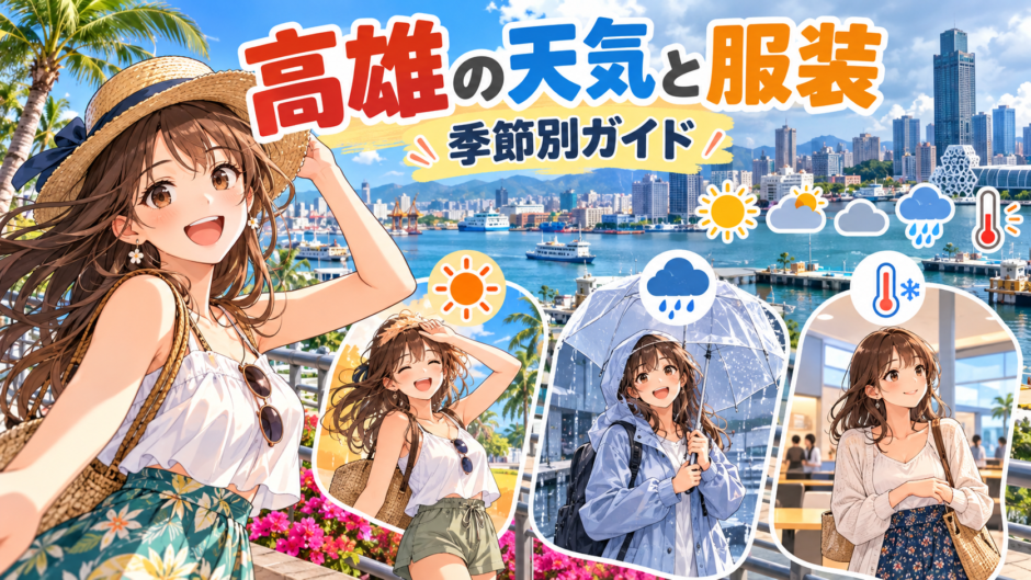 台湾・高雄の天気と服装