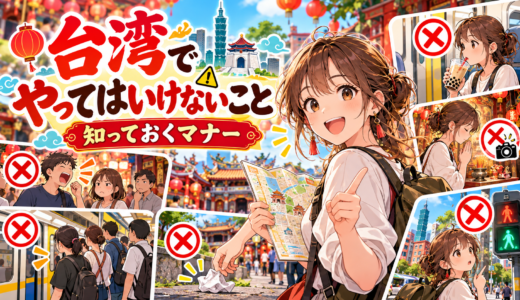 【台湾でやってはいけない事】台湾人に対して気をつけること総まとめ｜旅行前に知るべきマナーと文化ガイド