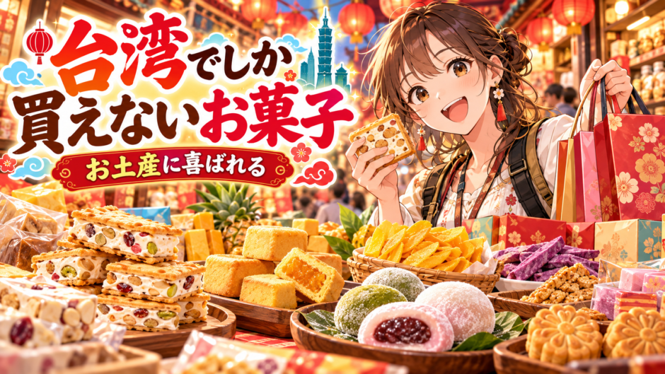 台湾でしか買えないお菓子