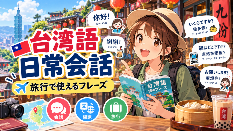 台湾語の日常会話と旅行フレーズ