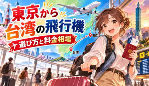 東京から台湾までの飛行機の失敗しない選び方と料金相場まとめ